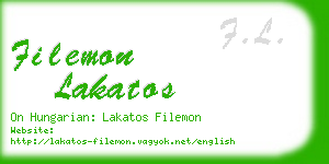filemon lakatos business card